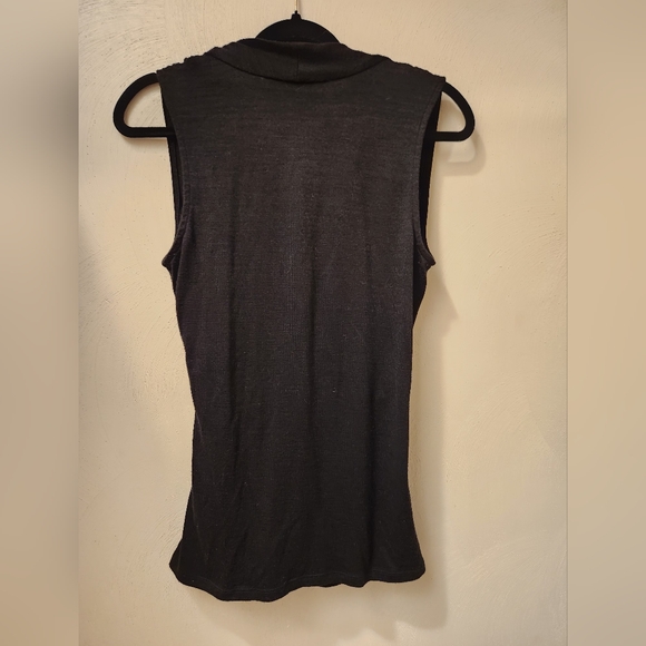 EUC 41 Hawthorn Gray Sleeveless Wrap Blouse MEDIUM - Picture 2 of 3